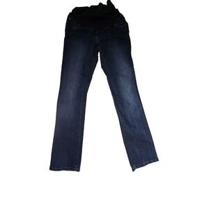 Indigo Blue Jeans High Elastic Waist Women's S/P